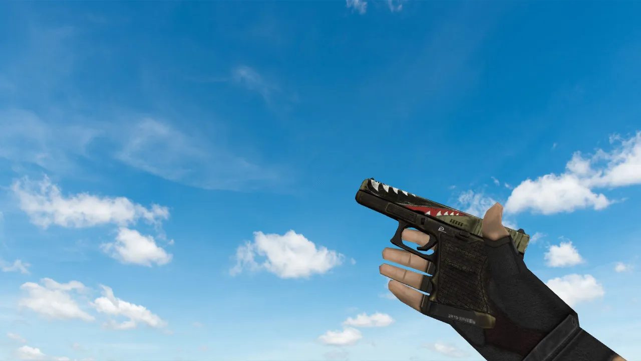 Скачать Модель «Glock Ястреб» для CS 1.6 - Эффективное оружие для убийств - Скриншот