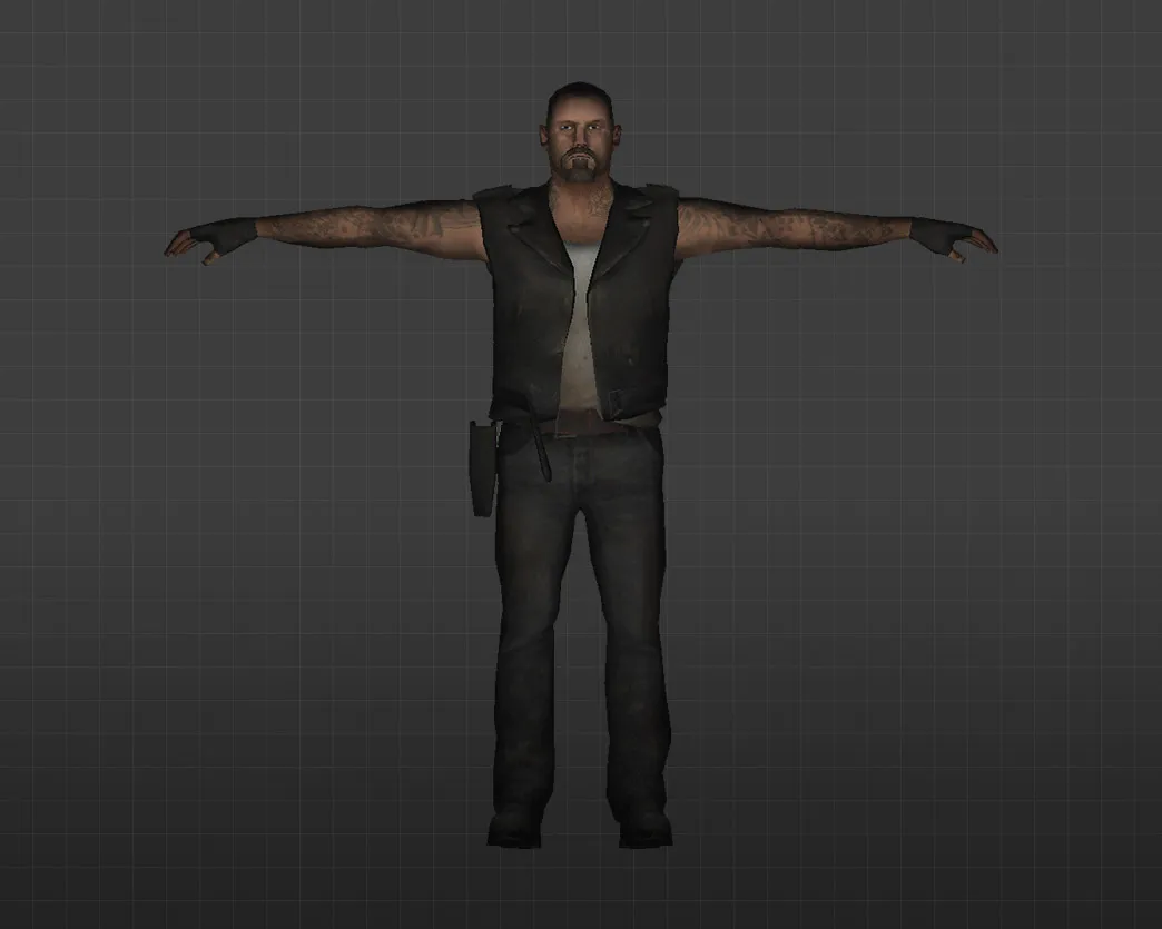 Скачать Модель «L4D Братюни» для CS 1.6 - Уникальный скин солдата - Скриншот