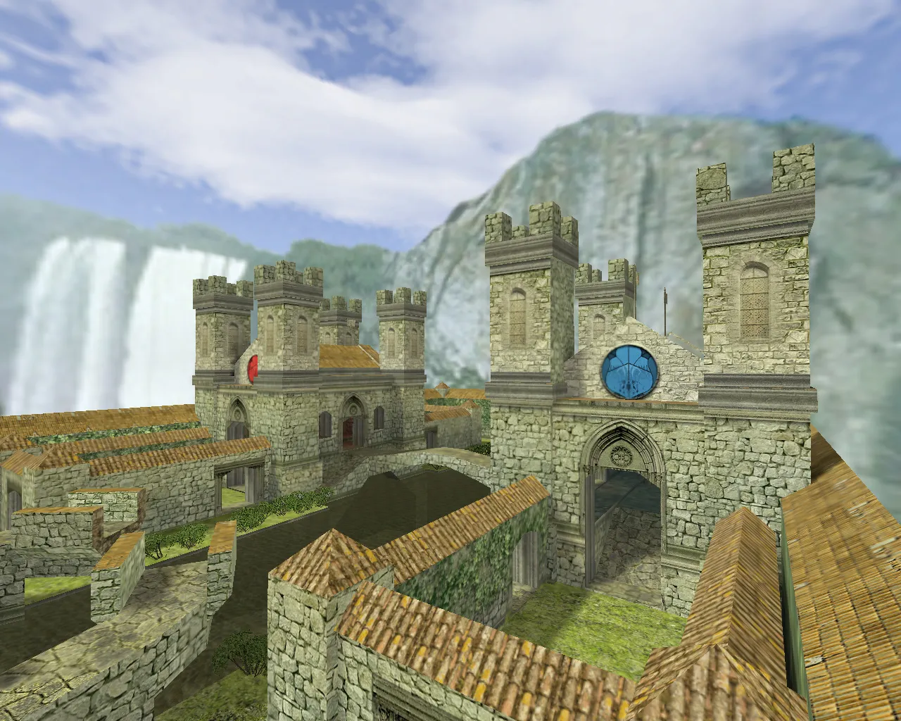Скачать Карта fy_white_castle для CS 1.6: точки, раунды, .nav, оптимизация и быстрые входы - Скриншот
