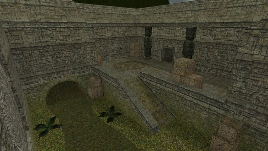 Скачать de_aztecs_gold карта для CS 1.6: тактики за Т и КТ, точки, бот-нав и оптимизация wpoly/epoly - Скриншот