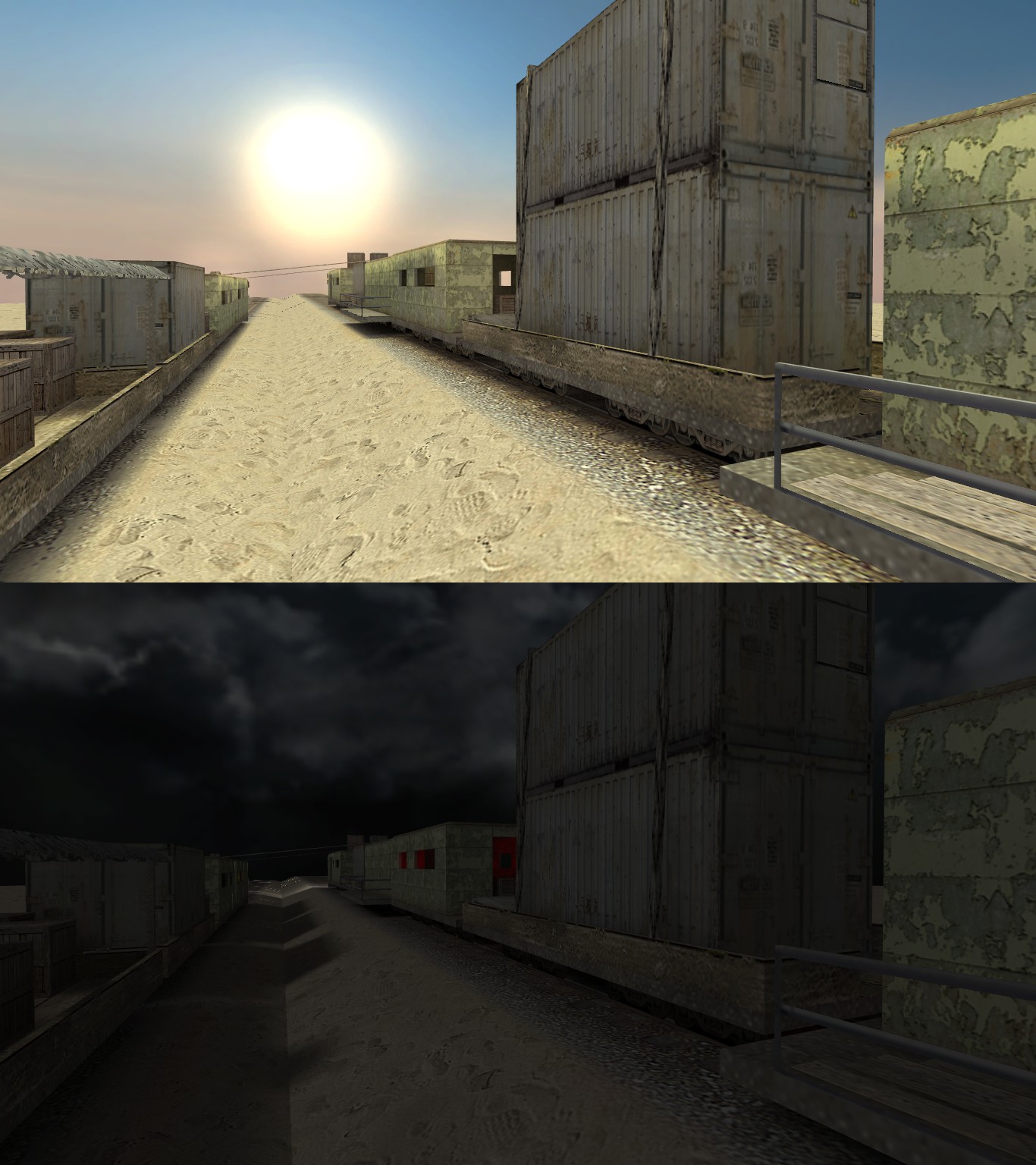 Скачать zm_2trains v3 Day/Night - Скриншот