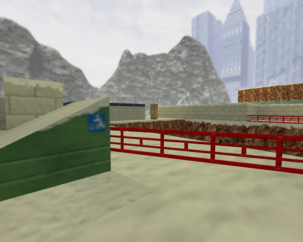 Скачать Карта de_snowtown для CS 1.6: Тактический анализ и особенности - Скриншот