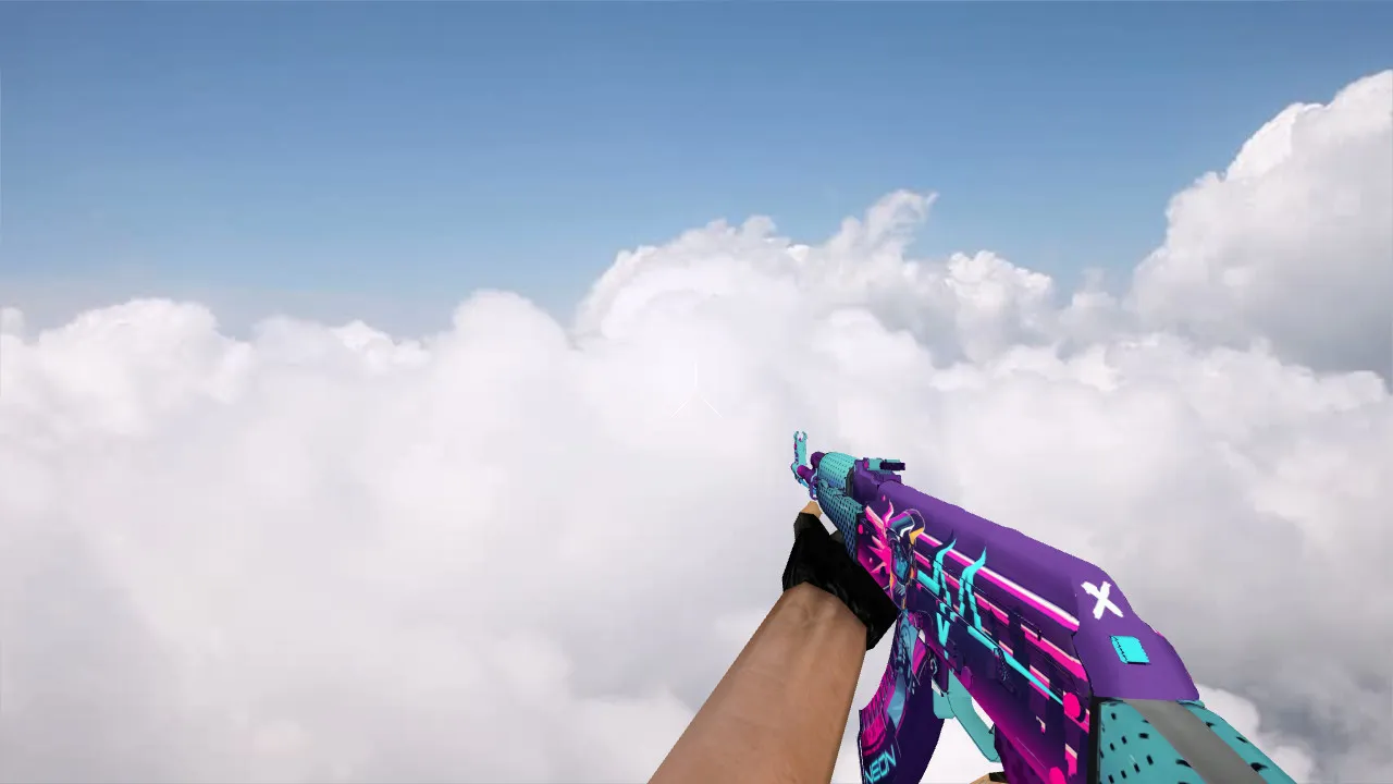 Скачать Модель «AK-47 Neon Rider» для CS 1.6 | Уникальный стиль и качество - Скриншот