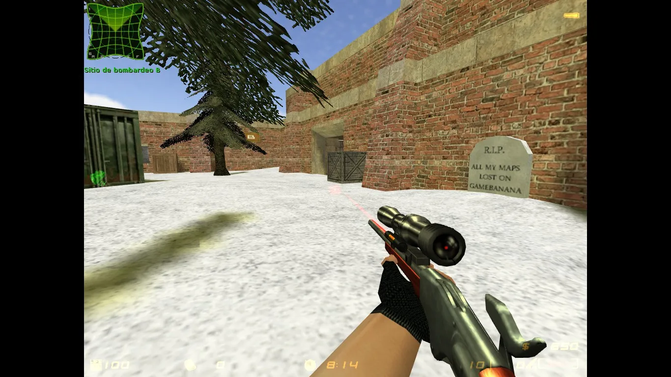 de_gamebanana карта для CS 1.6: баланс сторон, точки, .nav и оптимизация wpoly/epoly — скриншот 17