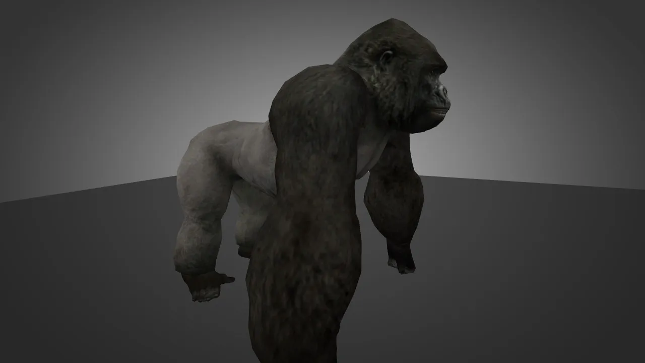 Скачать Модель «Little Gorilla» для CS 1.6 - Уникальный скин для вашего персонажа - Скриншот