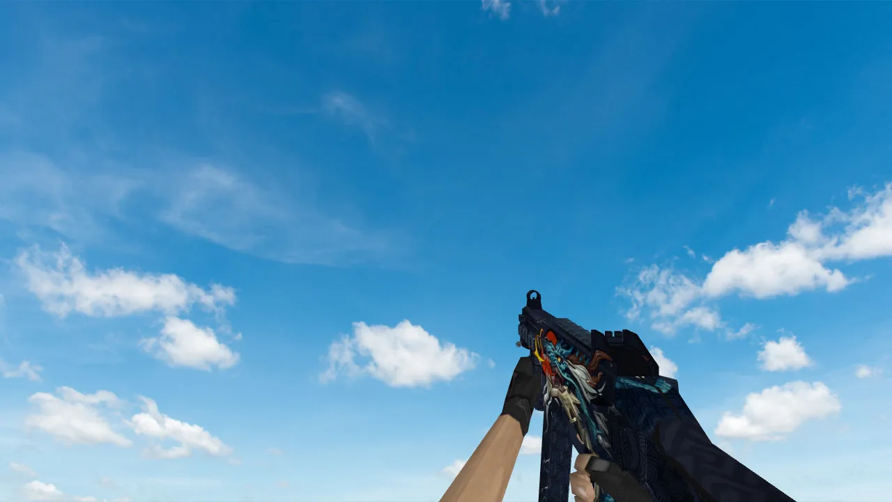 Скачать Модель «UMP-45 «Пламя дракона»» для CS 1.6 - Скачай и Играй - Скриншот