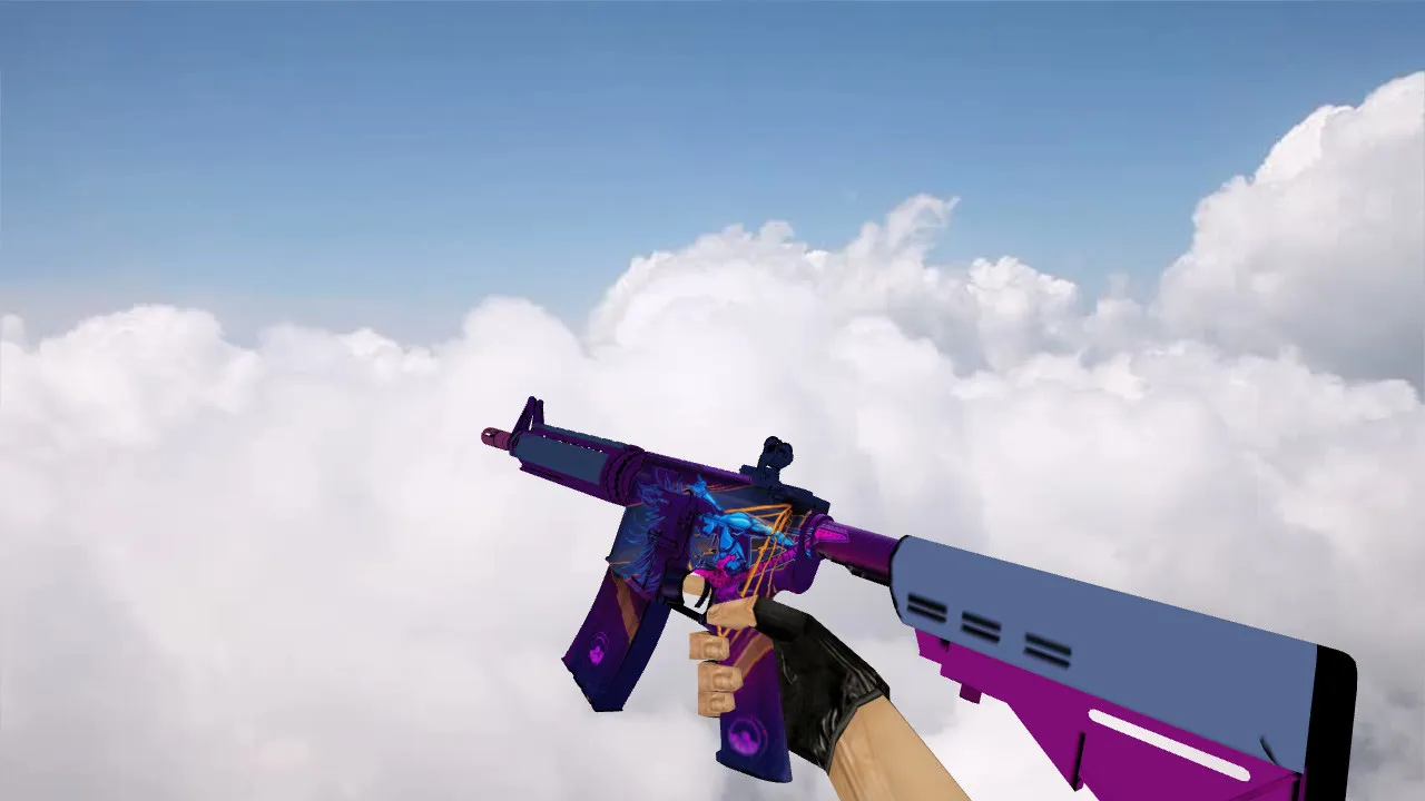 Скачать Модель M4A1 Pop Star v_ для CS 1.6: p_ и w_ модели, звуки, анимация осмотра, качество текстур - Скриншот