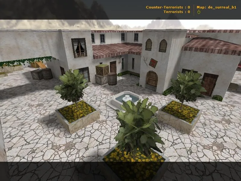 Скачать Карта de_surreal_b1 для CS 1.6: тактика и рекомендации - Скриншот