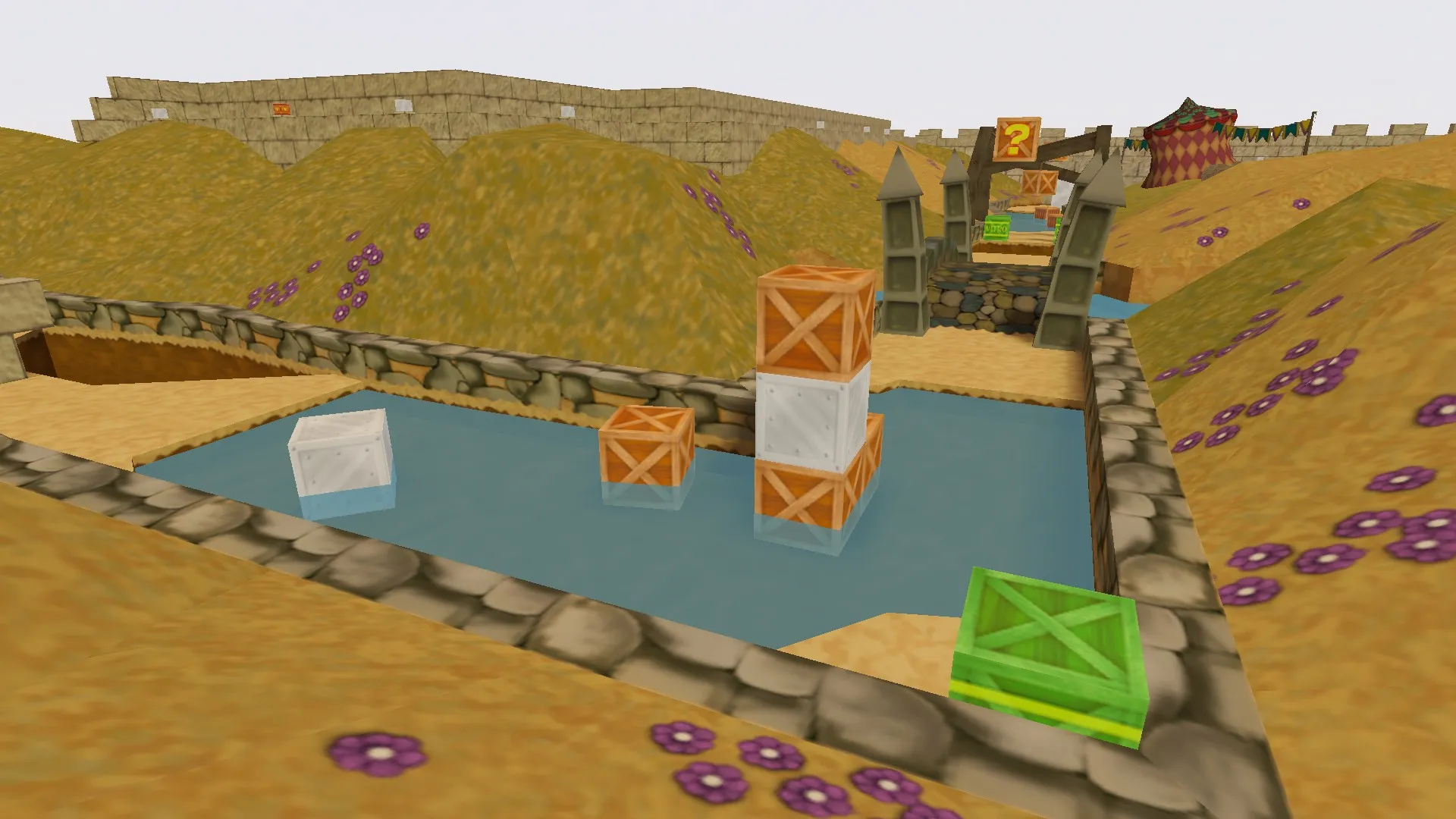 Скачать deathrun_crash_medieval для CS 1.6: тактика, точки, .nav, оптимизация и настройка ботов - Скриншот