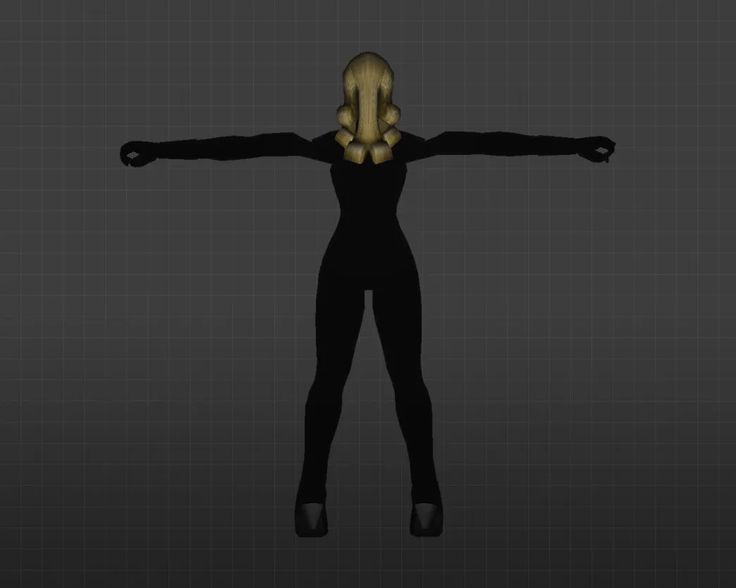 Скачать Модель «Девушка в латексе» для CS 1.6 - Уникальный игровой скин - Скриншот
