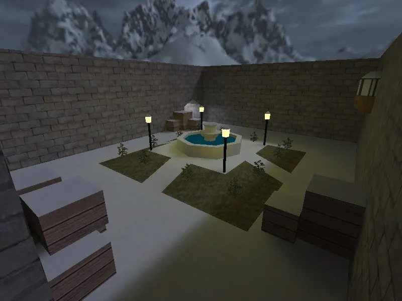 Скачать Карта de_frostytown для CS 1.6: точки, маршруты и оптимизация (4554/8610) - Скриншот