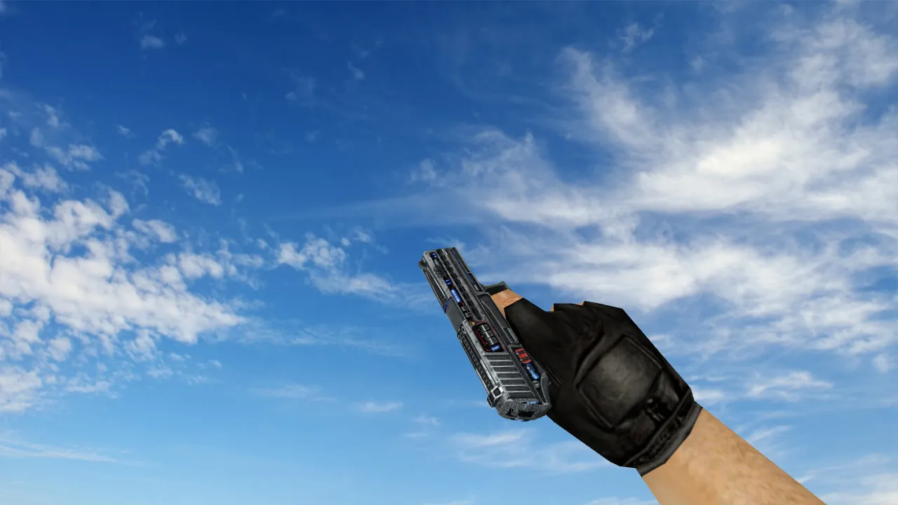 Скачать Модель P2000 Chrome Vanadium v1 для CS 1.6 - Скриншот