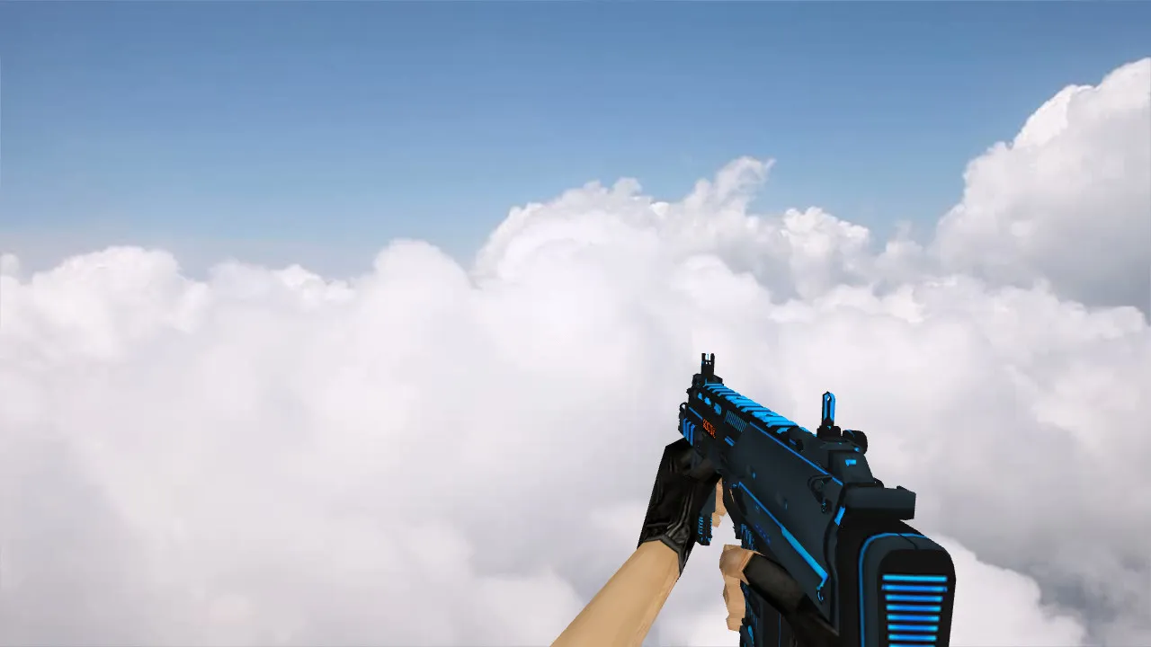 Скачать Модель MP7 Plasmax для CS 1.6 – уникальный стиль и качество - Скриншот