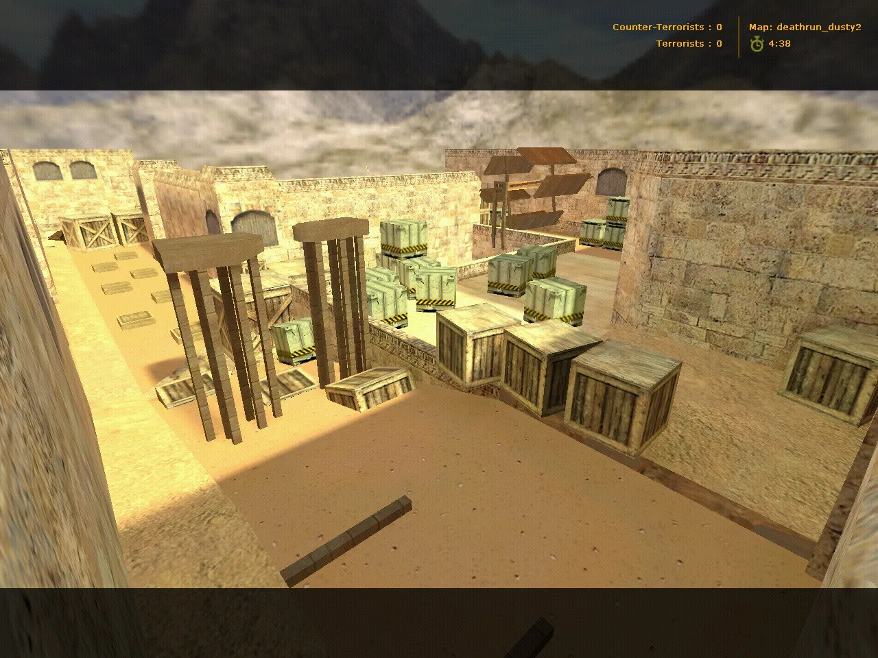 deathrun_dusty2 для CS 1.6: тактики, точки, .nav и оптимизация карт — скриншот 9