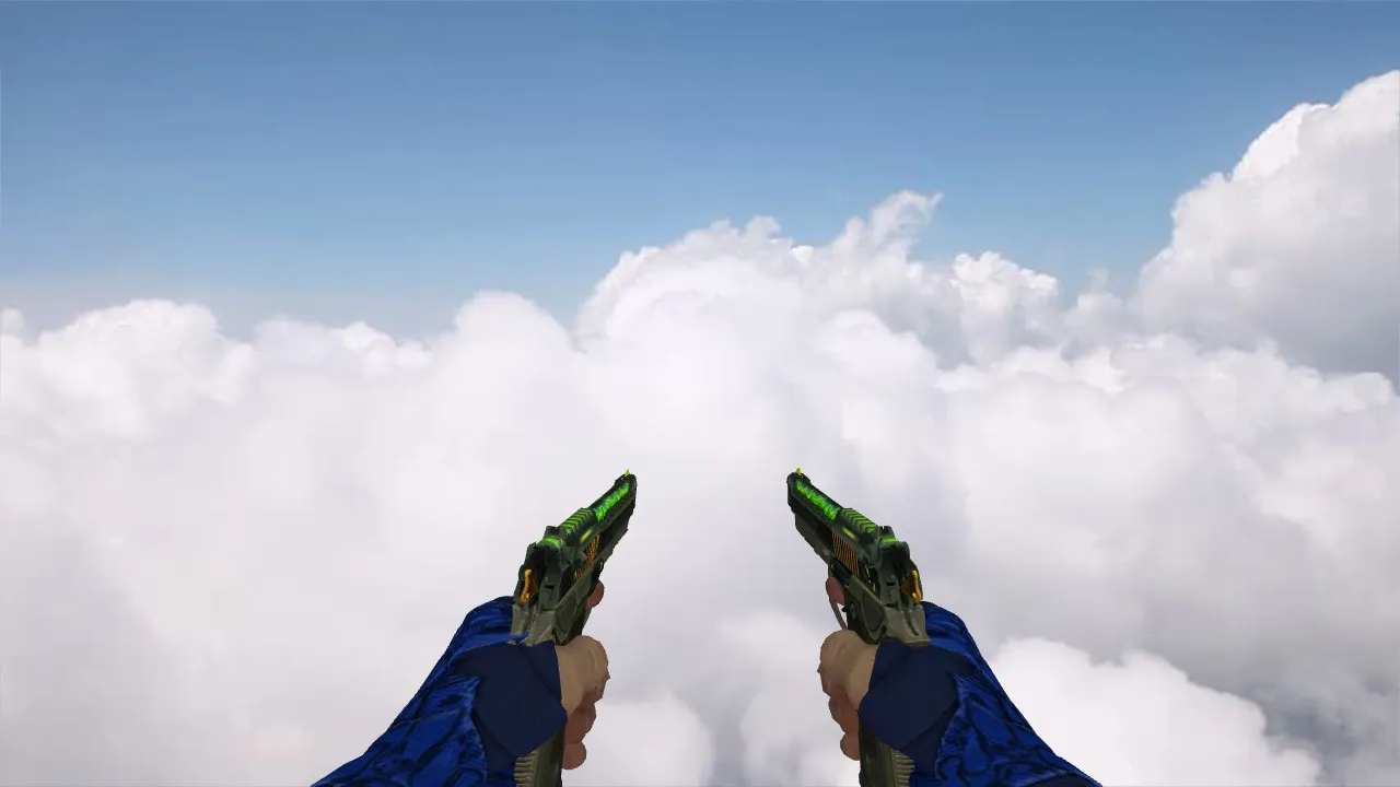 Пак моделей оружия «Hand Wraps Cobalt Skulls Pack» для CS 1.6: v_ p_ w_ модели, звуки, анимация осмотра и текстуры — скриншот 6