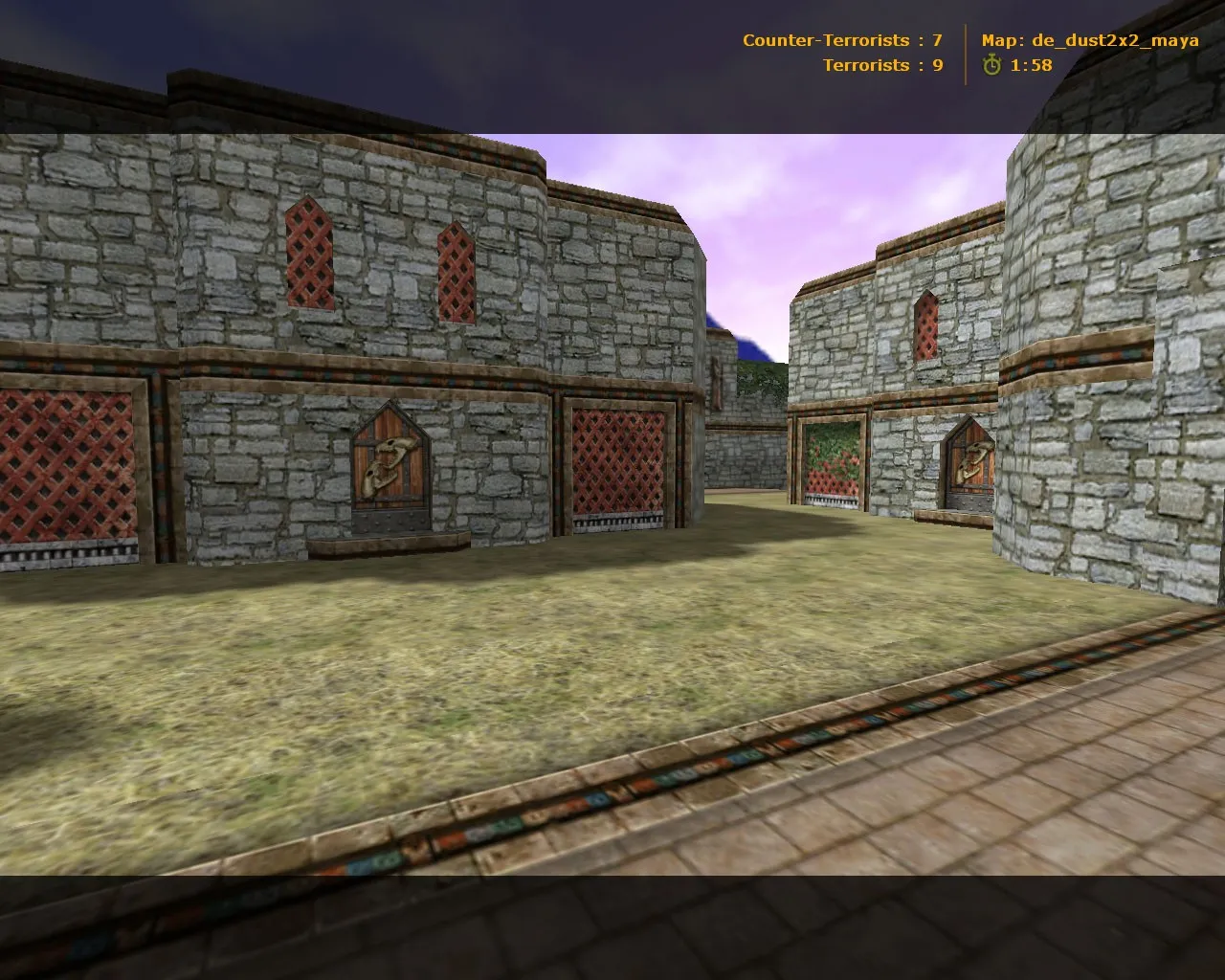 de_dust2x2_maya карта для CS 1.6: баланс сторон, точки, .nav, оптимизация wpoly/epoly — скриншот 4