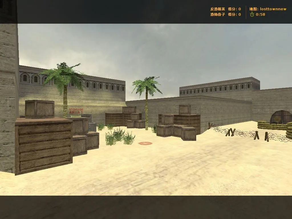 Карта losttownnew для Counter-Strike 1.6: тактика и особенности — скриншот 6