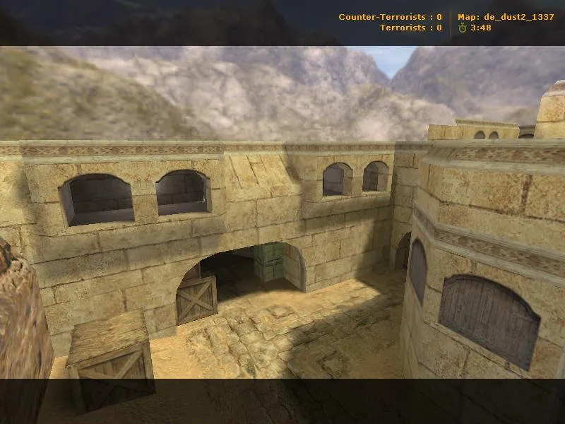 Скачать Карта de_dust2_1337 для CS 1.6: разбор спавнов, точек, .nav и оптимизации wpoly/epoly - Скриншот