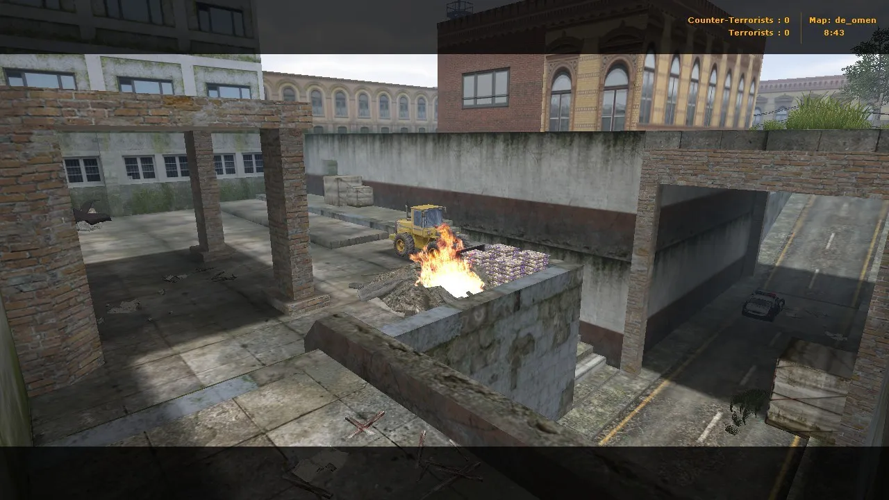 Карта de_omen для CS 1.6 - Оптимизация и Тактика — скриншот 8