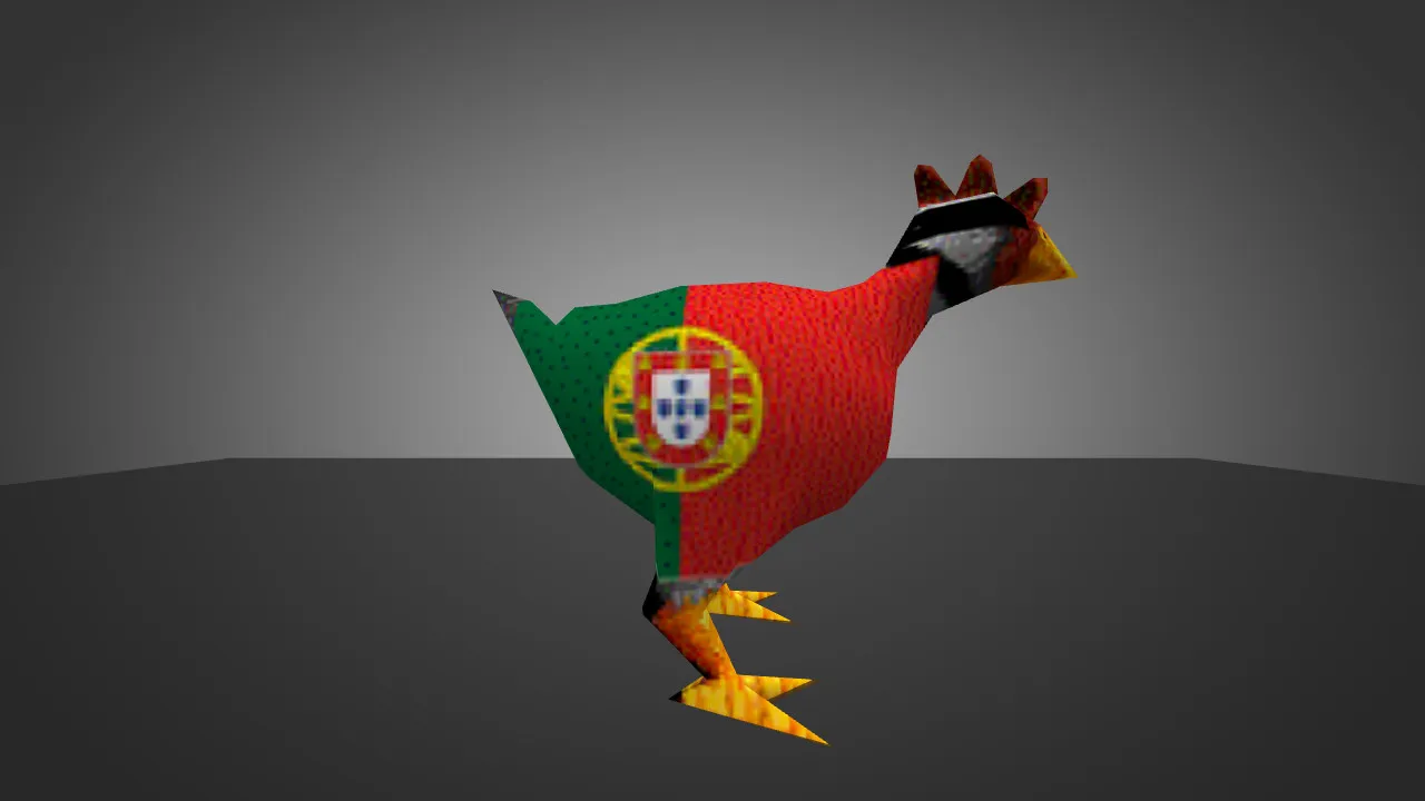 Скачать Модель «Portugal Chiken» для CS 1.6 - Уникальный скин для игроков - Скриншот
