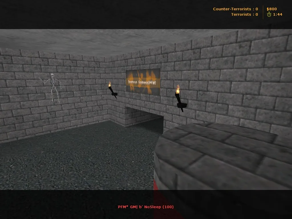 Скачать deathrun_sadness_pfm для CS 1.6: карты deathrun, точки, боты .nav, оптимизация - Скриншот