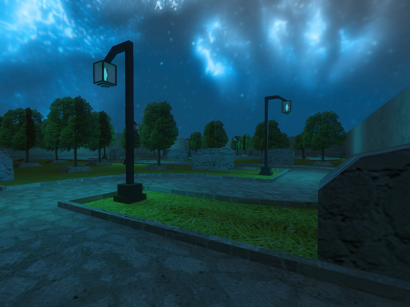 aim_ak_nightpark_mr — скриншот 3