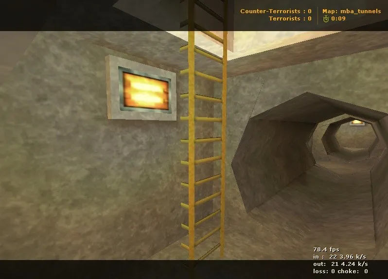 Скачать Карта mba_tunnels для CS 1.6: Тактические особенности и стратегии - Скриншот