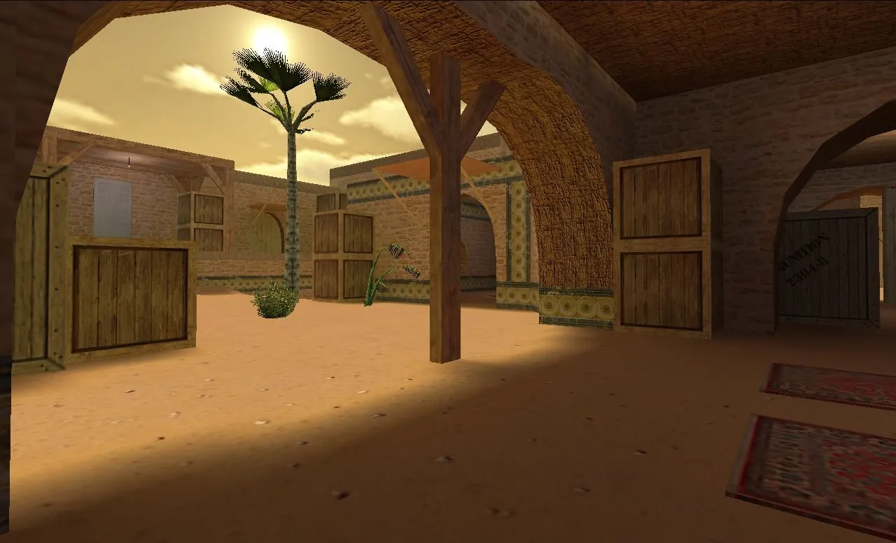 Скачать de_dust2_2013_final карта для CS 1.6: баланс сторон, точки под респ, .nav и оптимизация - Скриншот