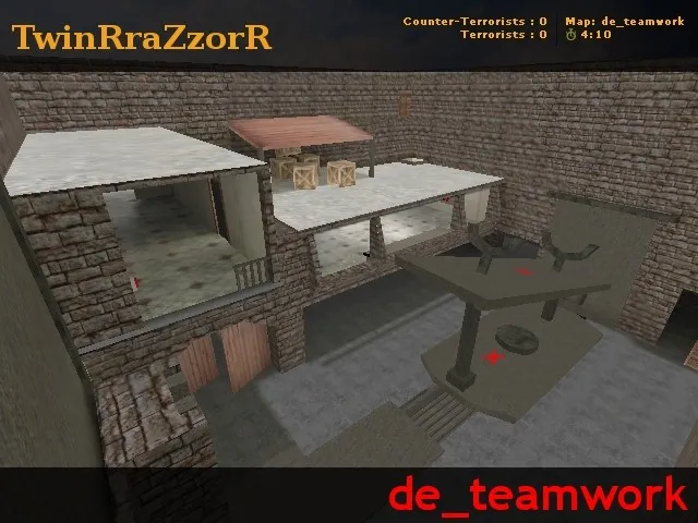 Скачать Карта de_teamwork для CS 1.6: Тактические возможности и оптимизация - Скриншот