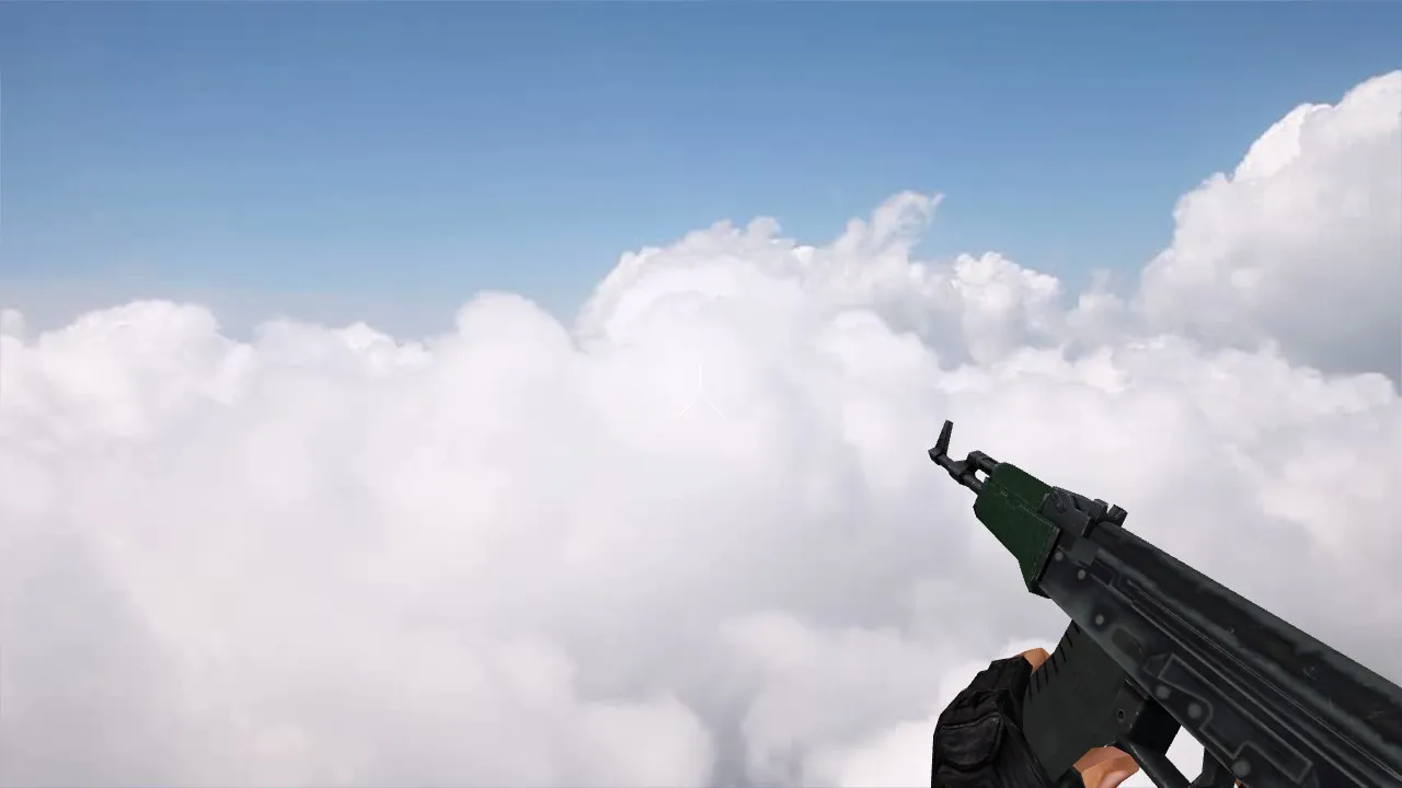 Модель Default AK-47 First Class v_ и p_ для CS 1.6: звуки, осмотр, текстуры и настройка оружия — скриншот 2