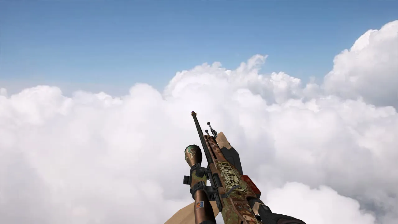 Скачать Модель «AWP Road Warrior» для CS 1.6 — Оружие с уникальным дизайном - Скриншот