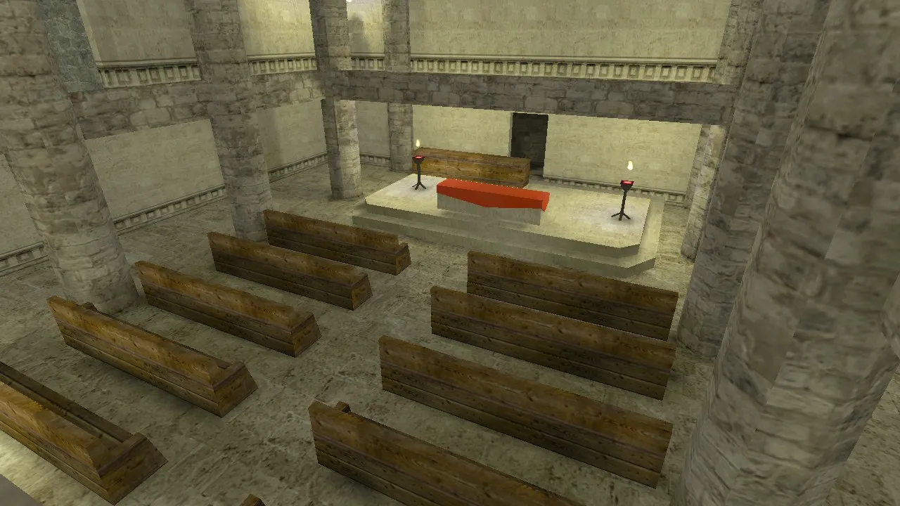 Скачать de_17b_castle_v1 — DE карта для CS 1.6: тактика сторон, точки, .nav и оптимизация - Скриншот