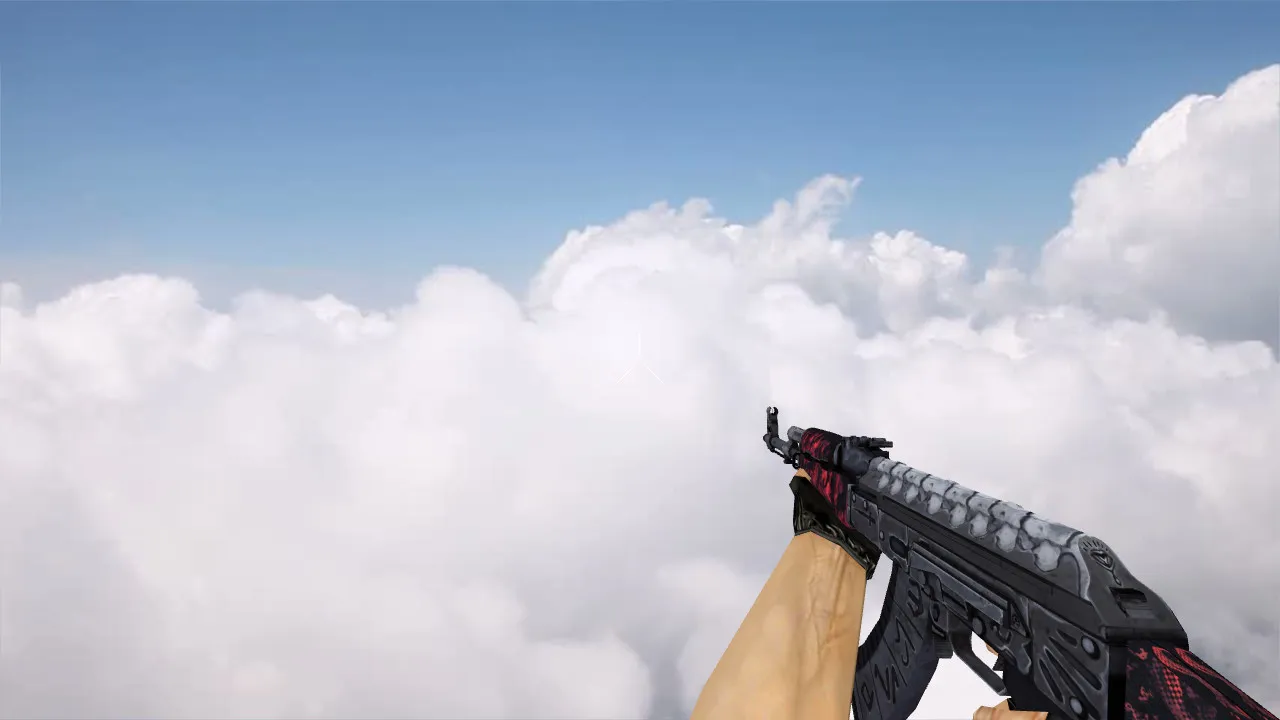 Скачать Модель AK-47 Shallow Grave v_ p_ w_ для CS 1.6: звуки, анимация осмотра, качественные текстуры - Скриншот