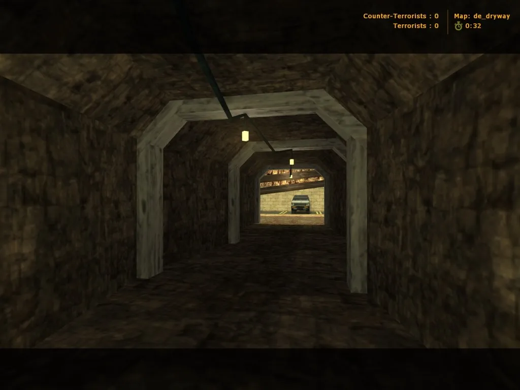 Скачать de_dryway_original для CS 1.6 — карта DE с боевыми точками, балансом сторон и оптимизацией под FPS - Скриншот