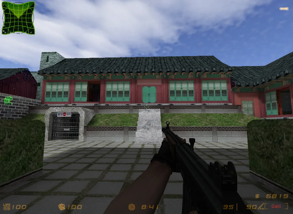 Скачать Карта de_korea для CS 1.6: Тактический геймплей и баланс сторон - Скриншот