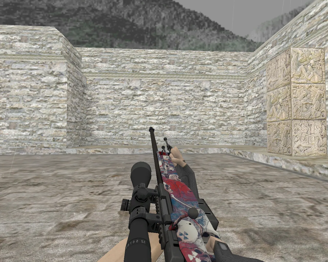 Скачать Модель «AWP «Ахерон»» для CS 1.6 - Высокое качество и точность - Скриншот