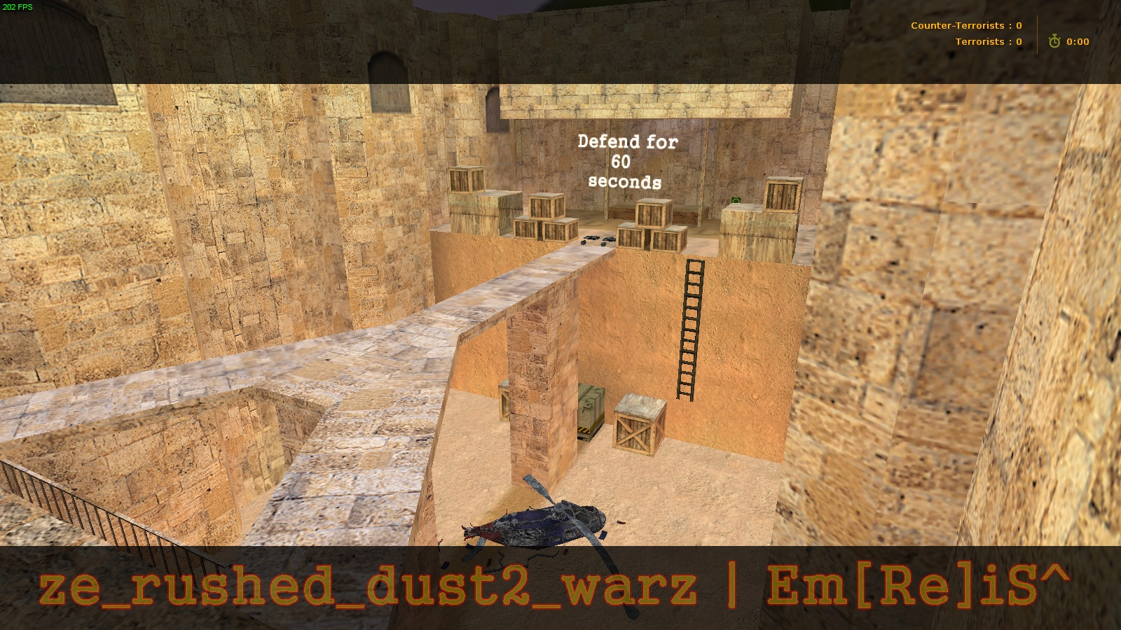 Скачать ze_rushed_dust2_warz | World War Z - Скриншот