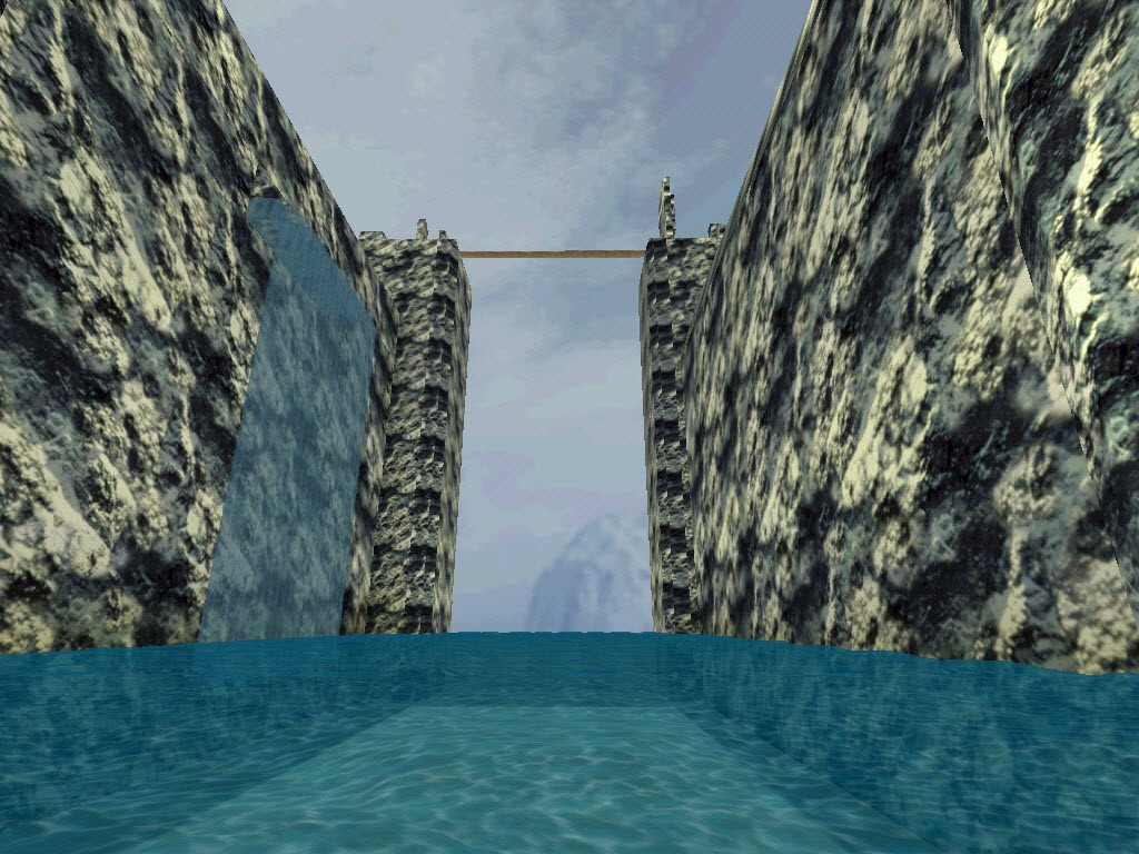 awp_snowmountains_waterfall — скриншот 2