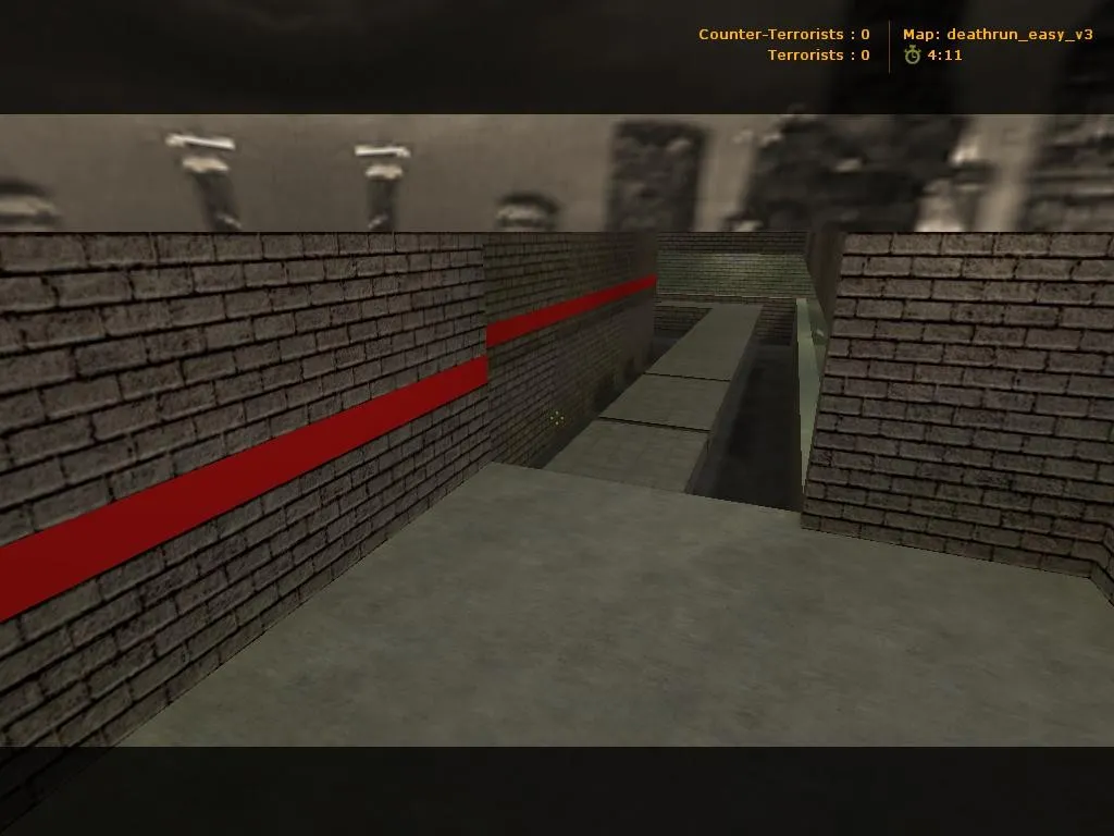 deathrun_easy_v3 для CS 1.6: простая deathrun-карта, точки, маршруты, .nav и оптимизация — скриншот 2