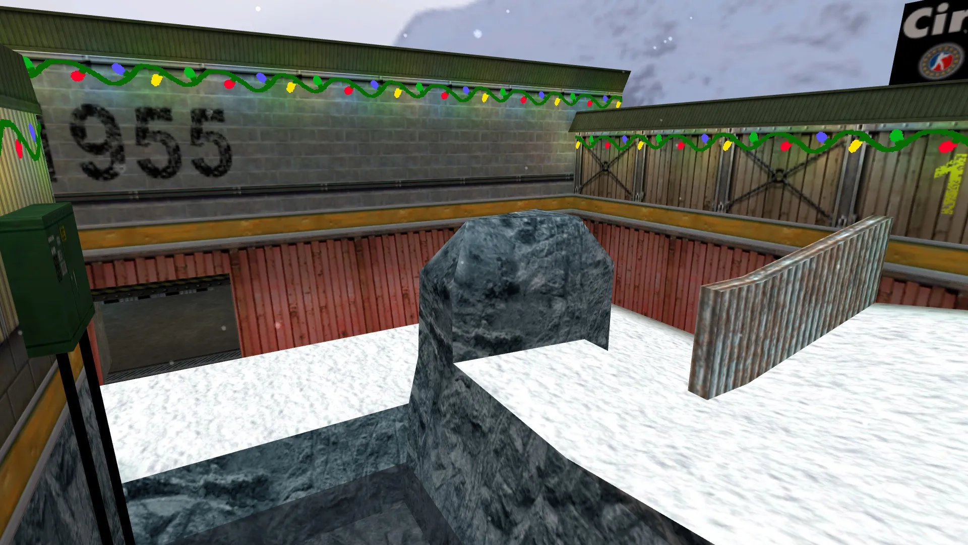 Скачать Карта de_xmas_minibomb для CS 1.6 - Зимняя атмосфера и тактика - Скриншот