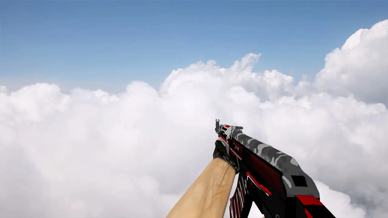 Скачать Модель AK-47 Military Carbon для CS 1.6 - Уникальный стиль и качество - Скриншот
