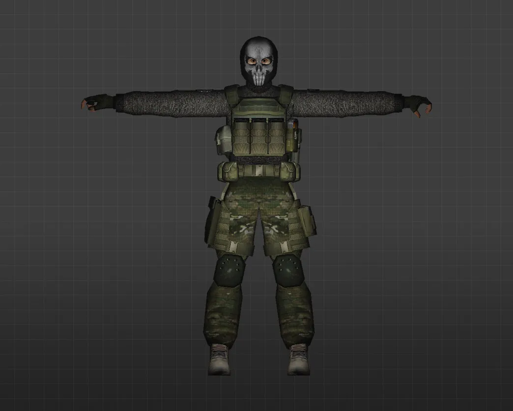 Скачать Модель «Карательный отряд» для CS 1.6 - Оптимизация для игроков - Скриншот