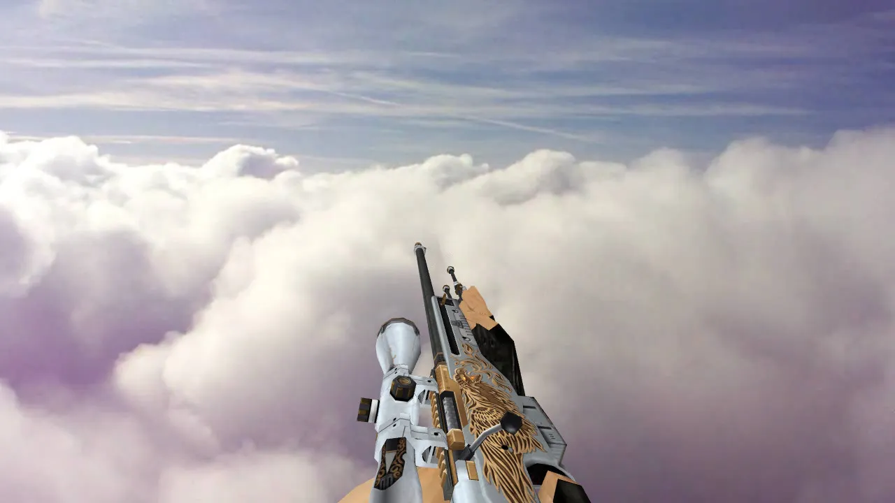 Скачать Модель «AWP White Phoenix» для CS 1.6 — Восхитительные детали и качество - Скриншот