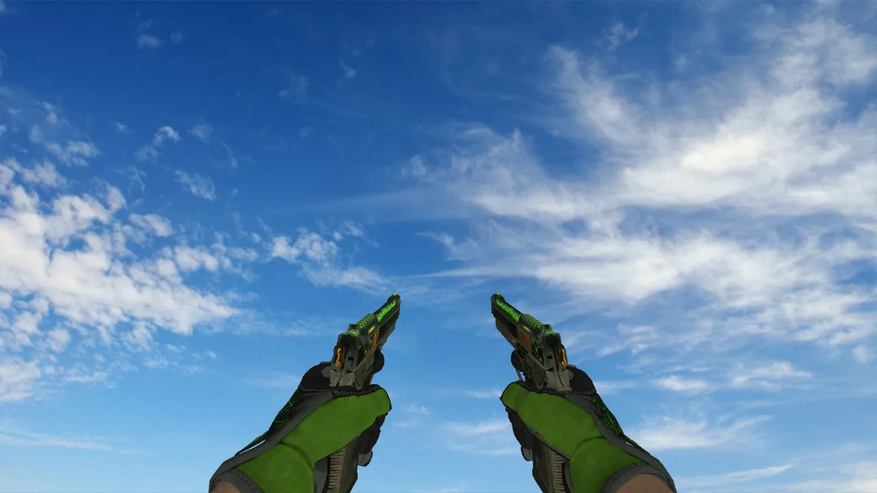 Пак моделей Specialist Gloves Emerald Web Pack для CS 1.6: v_/p_/w_ модели, звуки, анимация осмотра и качество текстур — скриншот 6