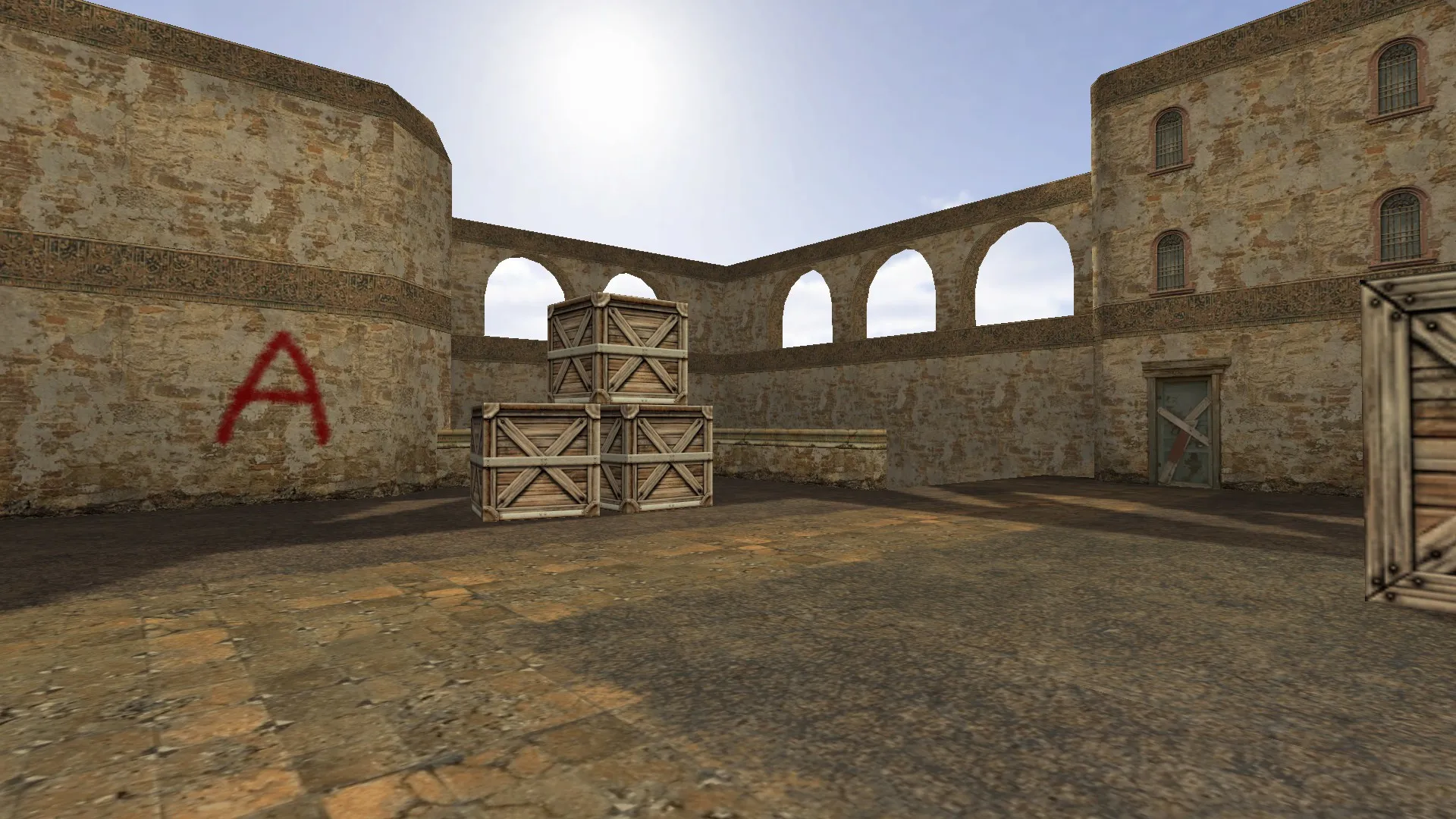 de_duna для CS 1.6 — карта, точки, маршруты и настройка ботов под .nav — скриншот 6