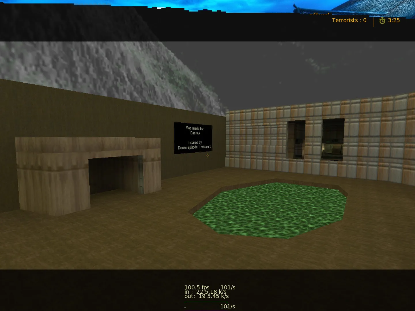 Скачать Карта de_doom_v2 для CS 1.6: точки, раунды, .nav для ботов, оптимизация wpoly/epoly - Скриншот
