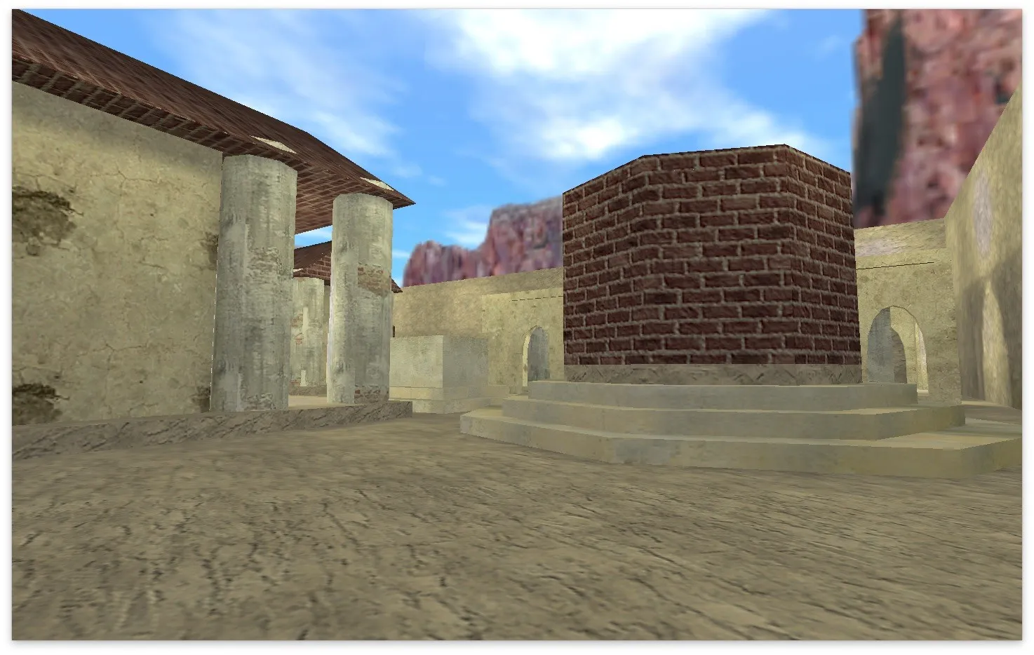 Скачать Карта de_rome для CS 1.6 - подробное описание с тактиками - Скриншот