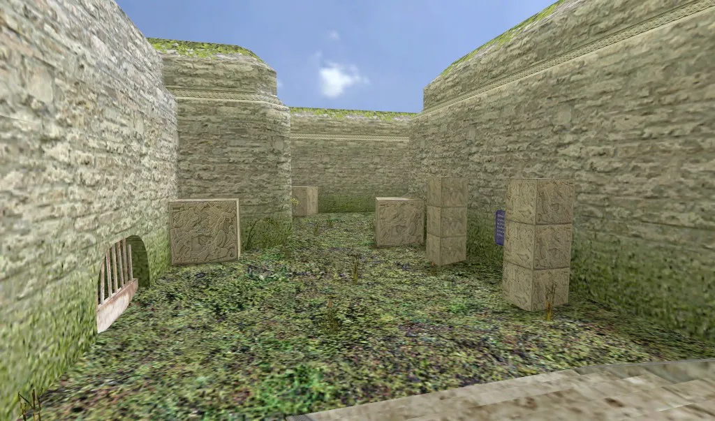 de_azteq для CS 1.6: точки, стороны, тактика и оптимизация карты — скриншот 7