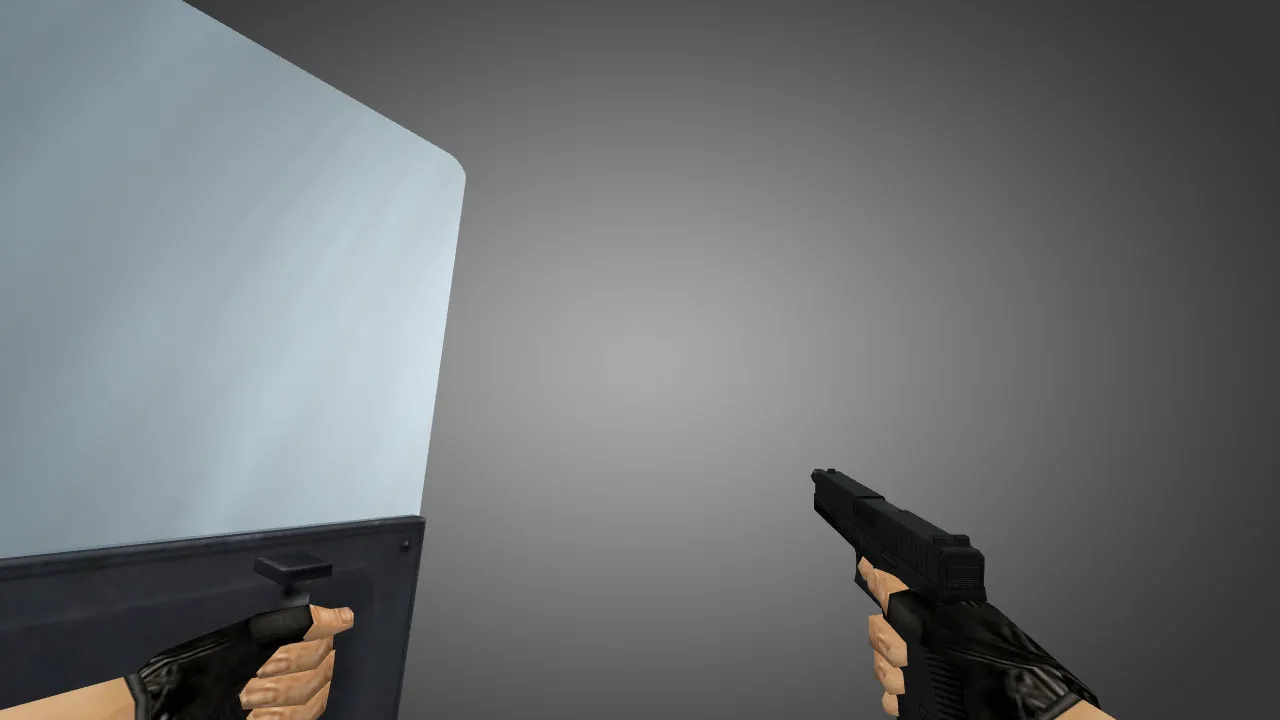 Скачать Модель «Riot Shield» для CS 1.6: v_ / p_ / w_ файлы, звуки, анимация осмотра и текстуры - Скриншот