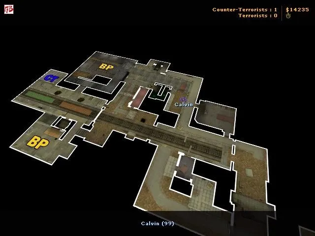 Карта de_hurge для CS 1.6 – Тактический обзор и особенности — скриншот 6